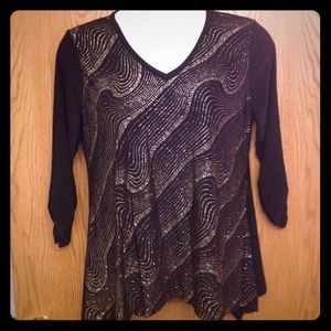 Dressy tunic for the holidays! New with tags